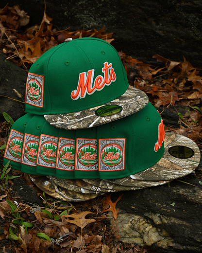 New York Mets 25th Anniversary Kelly Green/Tree Camo 59Fifty New Era