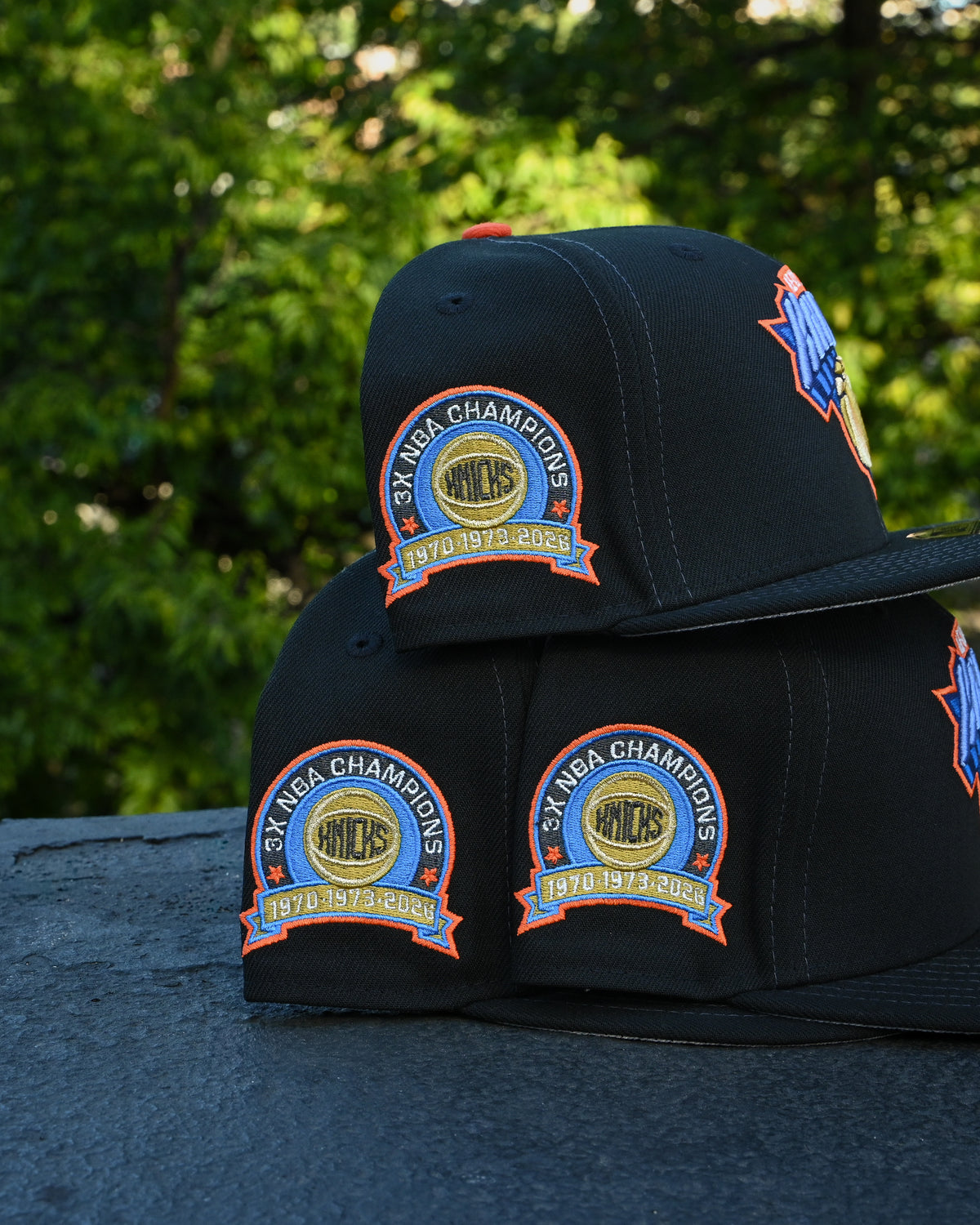 New York Knicks 3x NBA Champion Black 59Fifty New Era