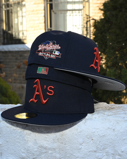 Oakland Athletics 1989 World Series Navy 59Fifty New Era