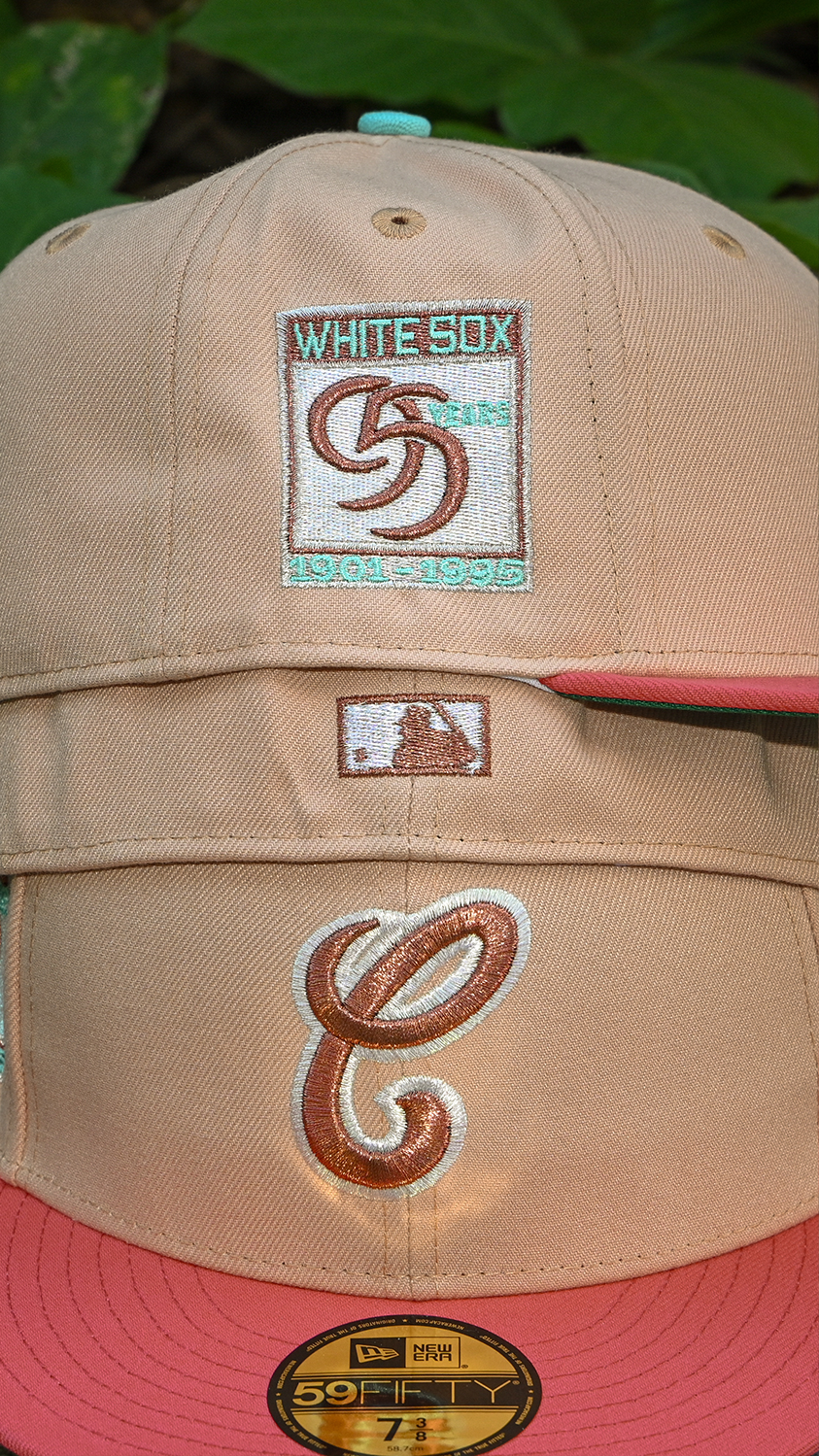 Chicago White Sox 95 Years Canded Pecan/Coral 59Fifty New Era