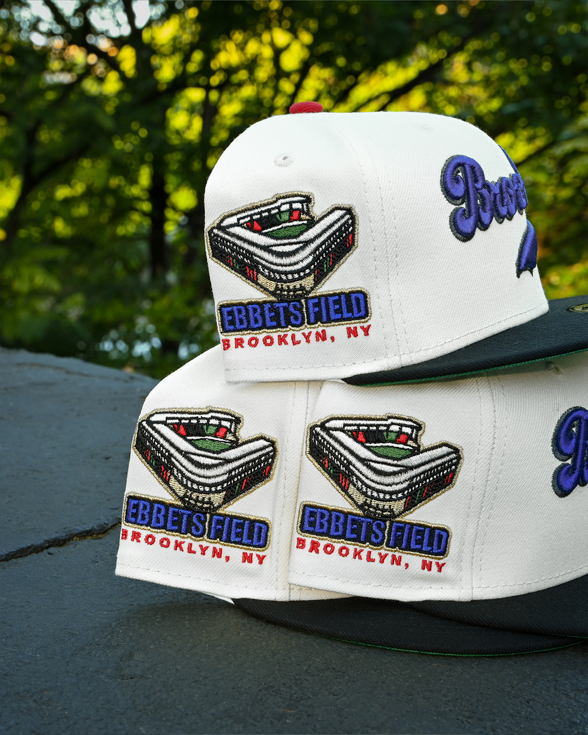 Brooklyn Dodgers Ebbets Field Chrome White/Black 59Fifty New Era