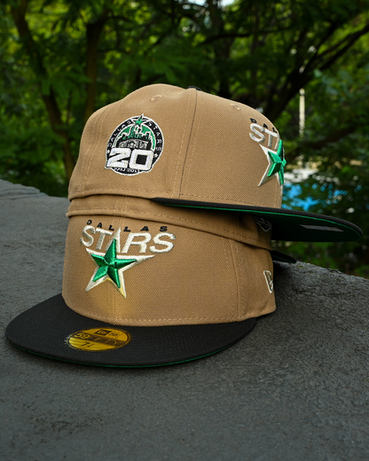 Dallas Stars 20th Anniversary Khaki/Black 59Fifty New Era