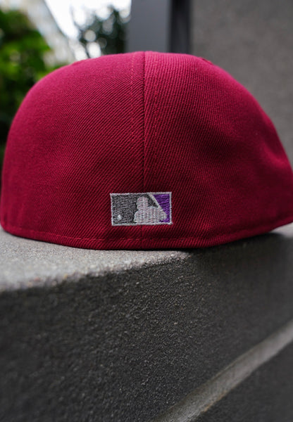 Milwaukee Brewers County Stadium Burgundy/Black  59Fifty New Era