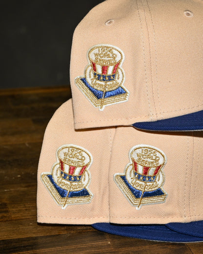 Brooklyn Dodgers 1956 World Series Vegas Gold/Songbird Blue 59Fifty New Era