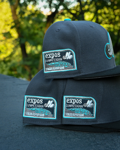 Montreal Expos Expos Olympic Stadium Graphite/Black 59Fifty New Era