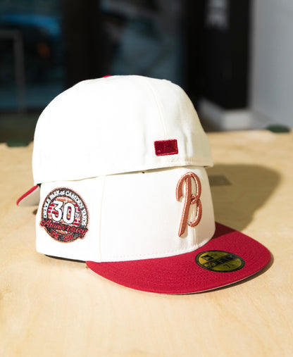 Baltimore Orioles 30th Anniversary Chrome White/Burgundy 59Fifty New Era