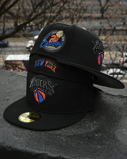 PRE-ORDER New York Knicks 2x Champ Black 59Fifty New Era
