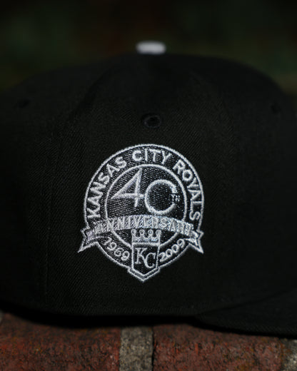 Kansas City Royals 40th Anniversary Black 59Fifty New Era