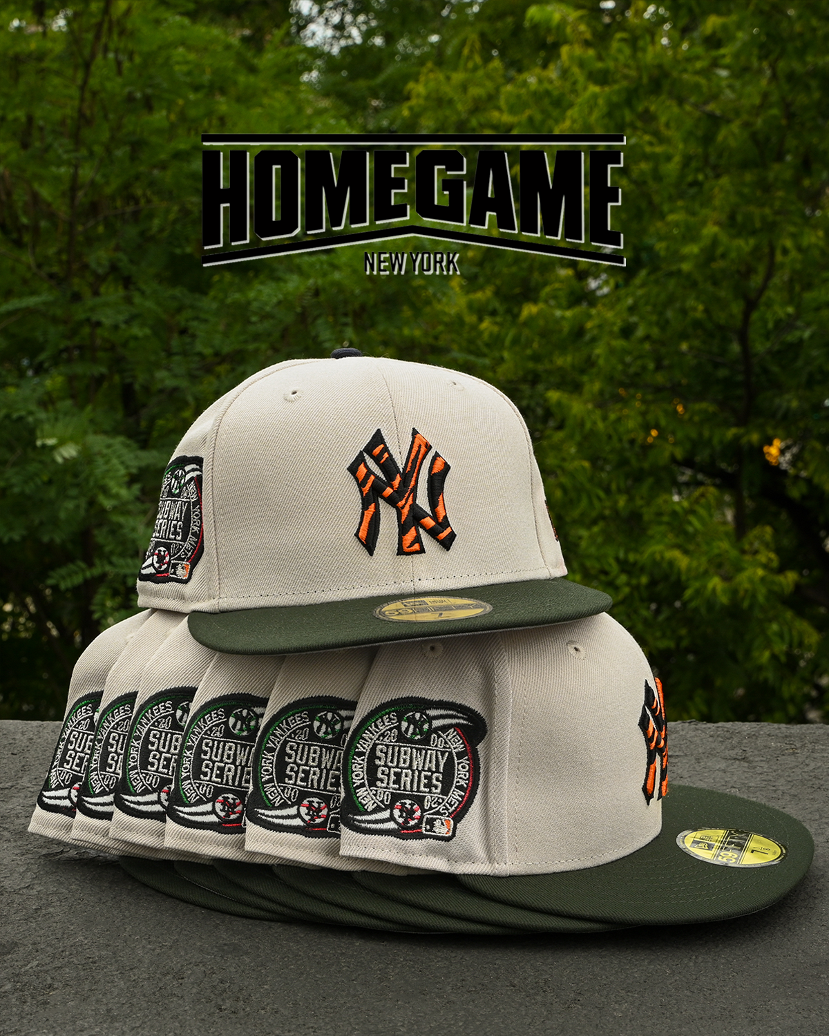 New York Yankees 2000 Subway Series Stone/Dark Seaweed 59Fifty New Era