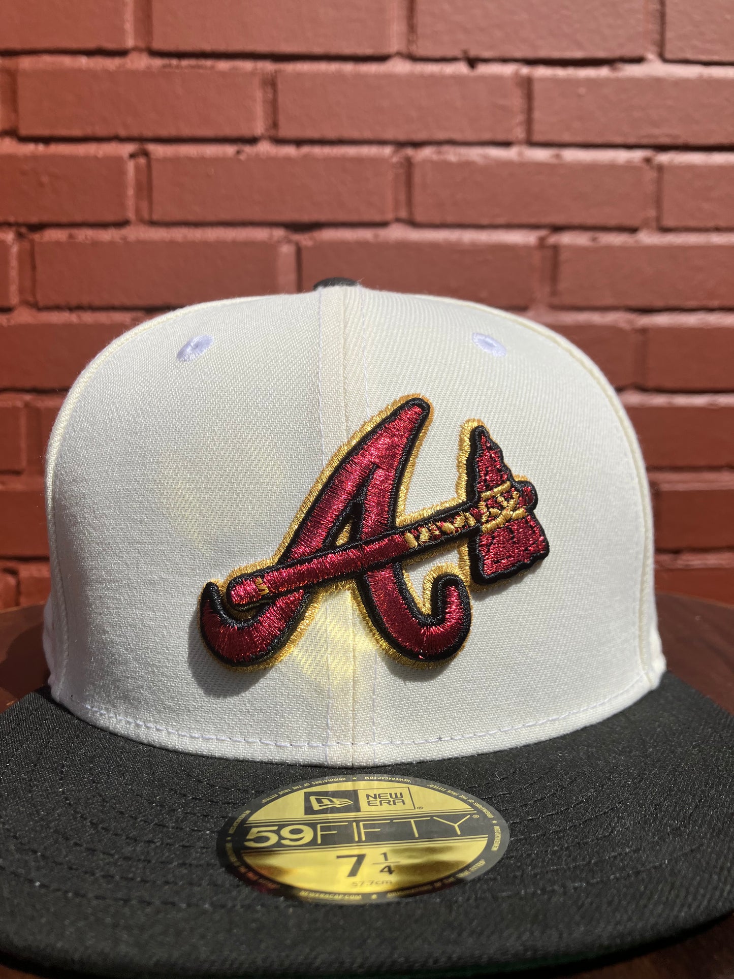 Atlanta Braves 2017 Inaugural Season Chrome White/Black 59Fifty New Era