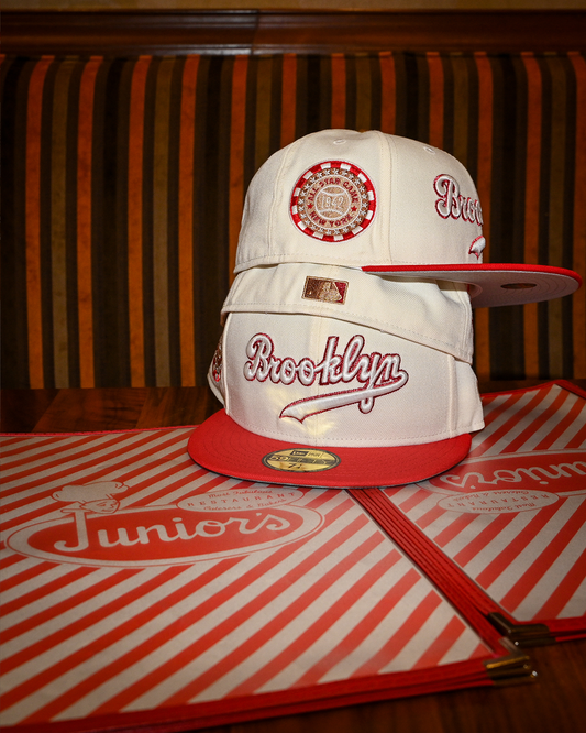 Brooklyn Dodgers 1942 All Star Game Chrome White/Scarlet 59Fifty New Era Restock!