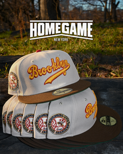 Brooklyn Dodgers 1949 World Series Stone/Walnut 59Fifty New Era