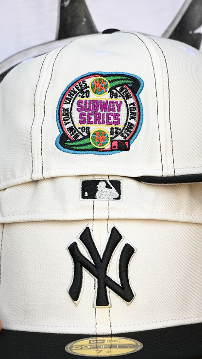 New York Yankees 2000 Subway Series Chrome White/Black 59Fifty New Era