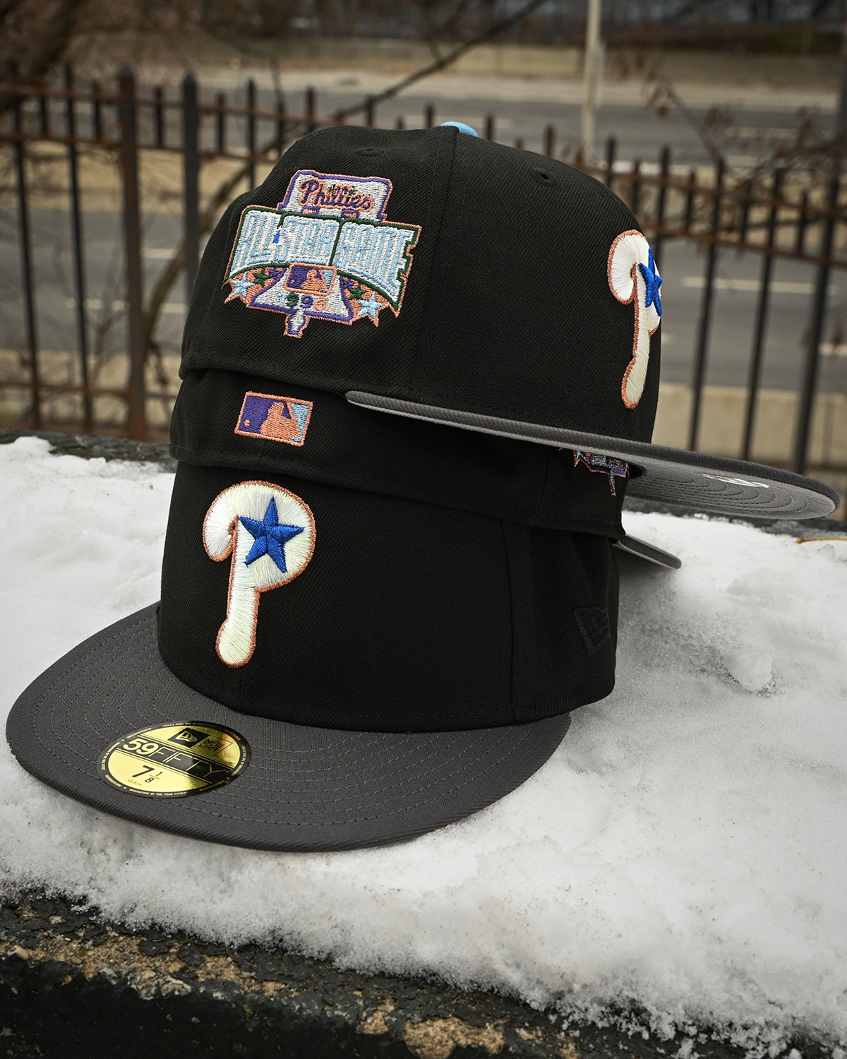 Philadelphia Philly 1996 All Star Game Black/Dark Graphite 59Fifty New Era