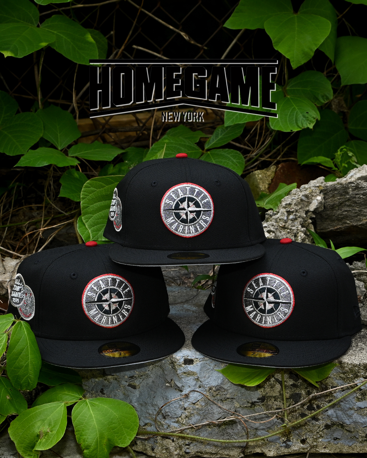 Seattle Mariners 1975 All Star Game Black 59Fifty New Era