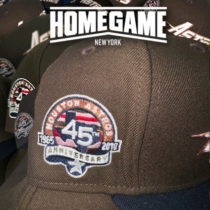 Houston Astros 45th Anniversary Brown/Navy 59Fifty New Era