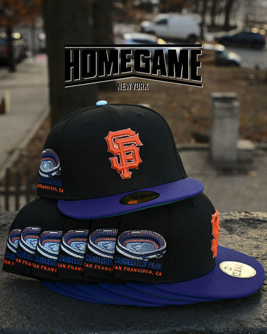 San Francisco Giants Candlestick Park Black/Dark Royal 59Fifty New Era
