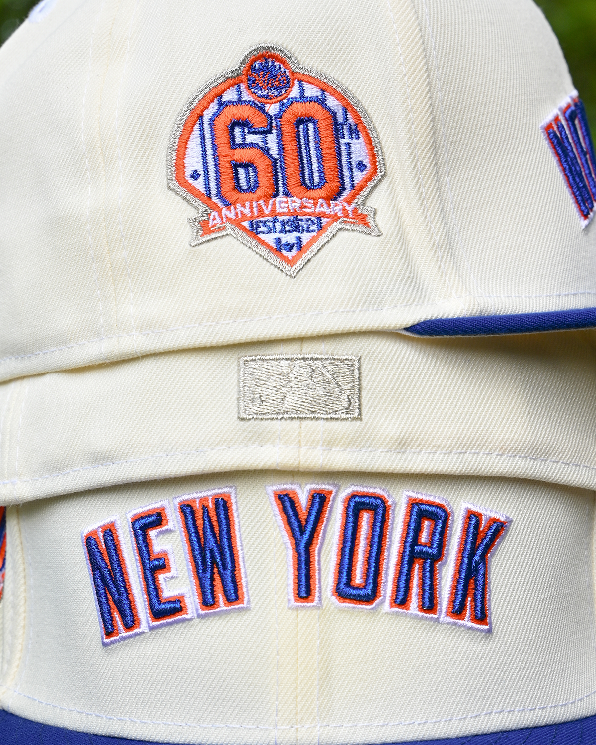 New York Mets 60th Anniversary Chrome White/Royal Blue 59Fifty New Eral