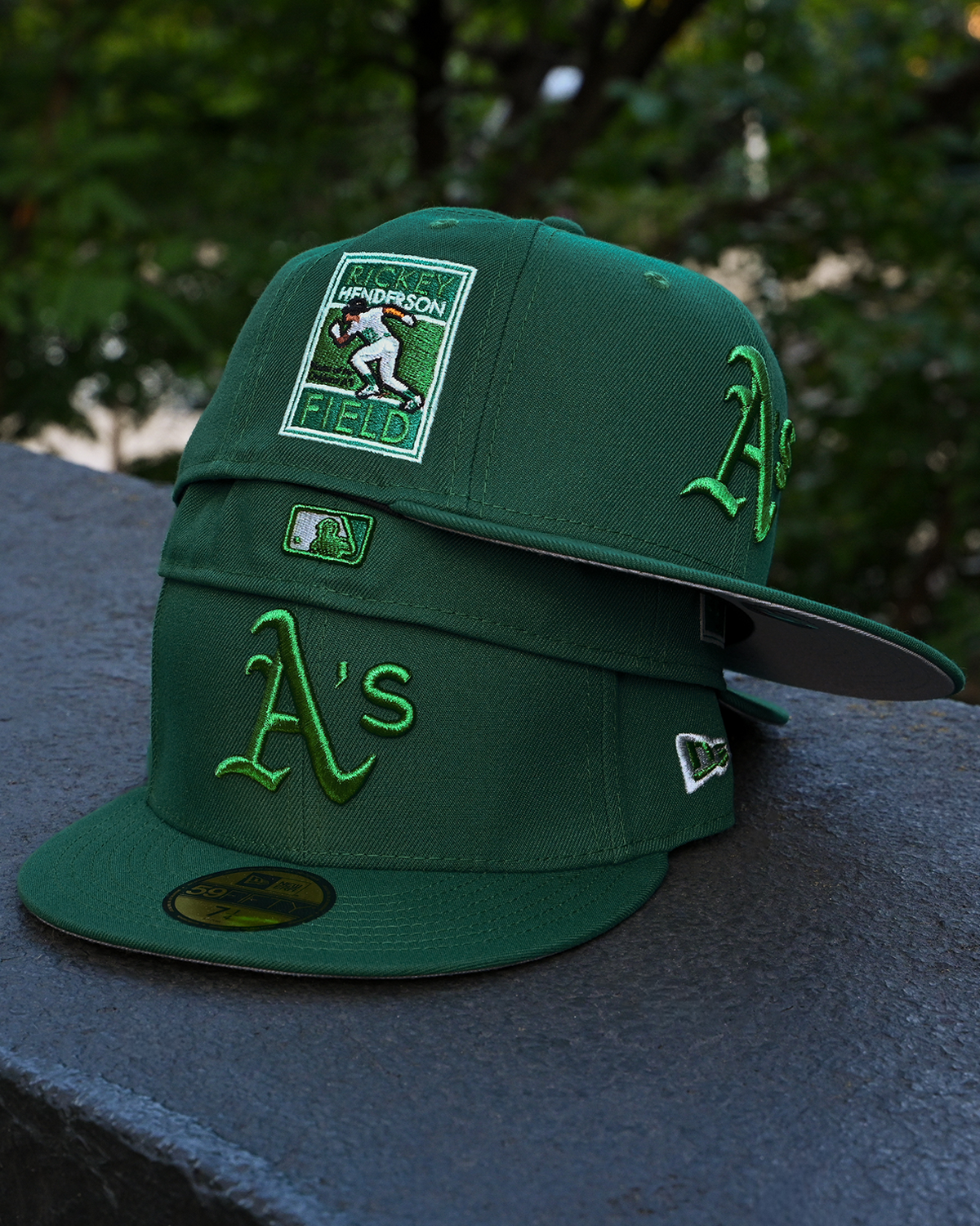 PRE-ORDER! Oakland Athletics Ricky Henderson Emerald Green 59Fifty New Era