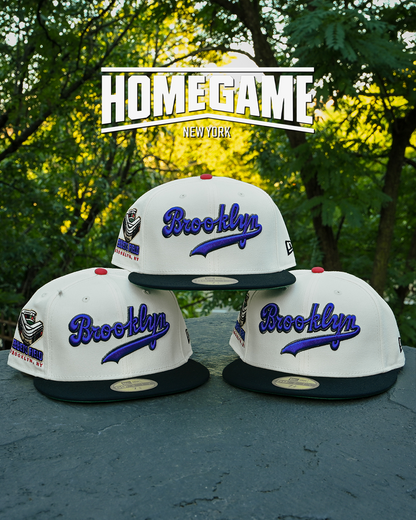 Brooklyn Dodgers Ebbets Field Chrome White/Black 59Fifty New Era