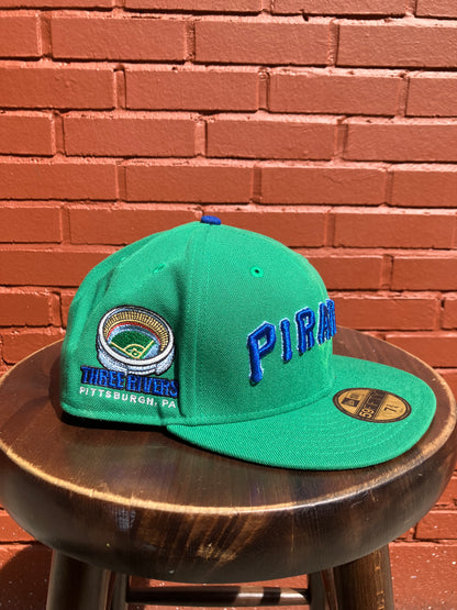 Pittsburg Pirates Three Rivers Kelly Green 59Fifty New Era