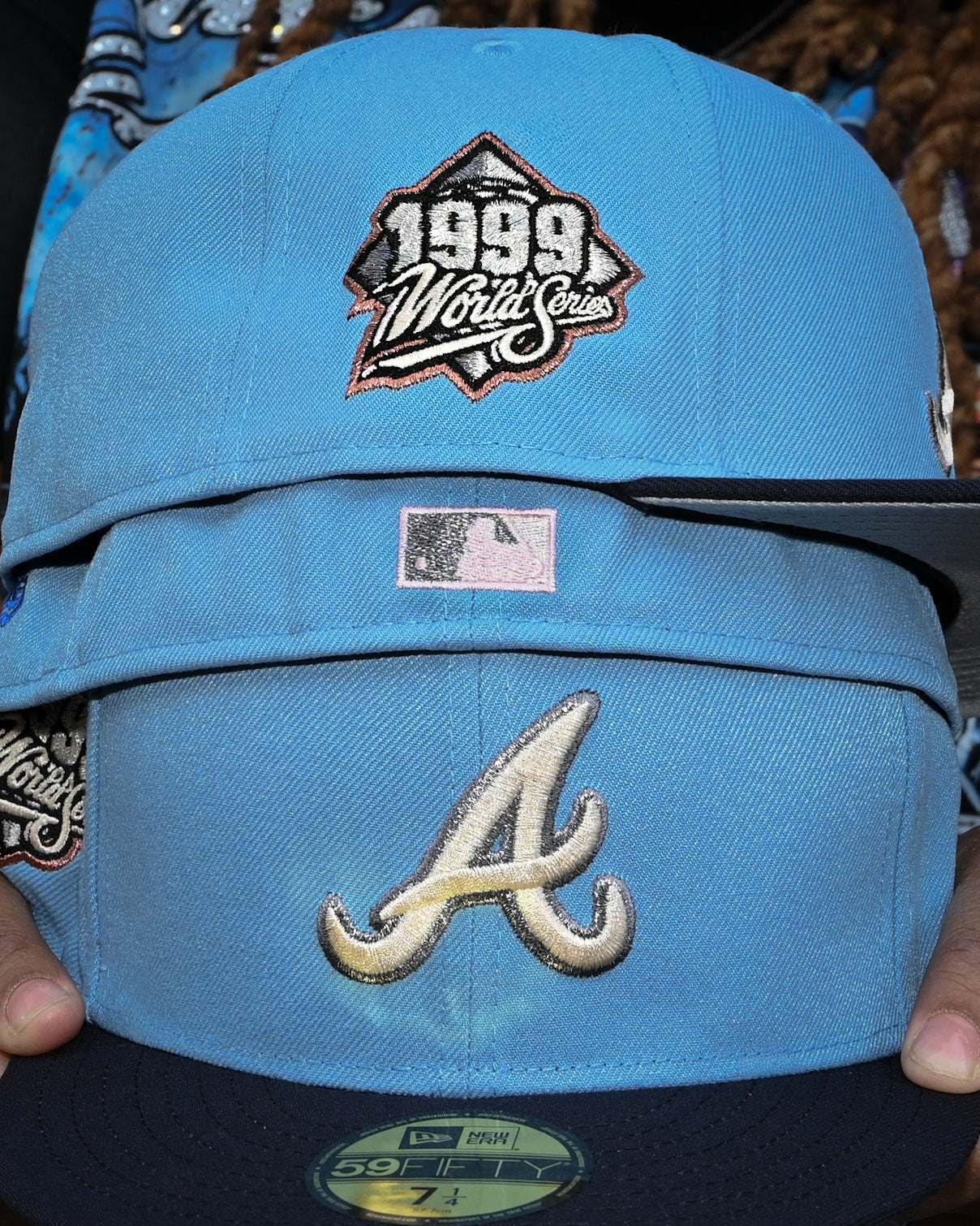 Atlanta Braves 1999 World Series Sky Blue/Navy 59Fifty New Era