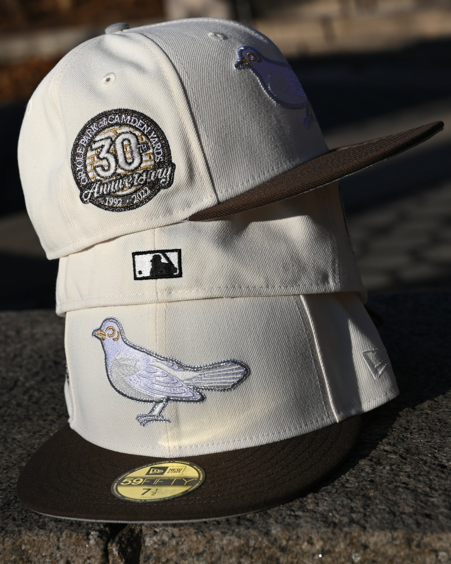 Balitmore Orioles 30th Anniversary Chrome White/Walnut 59Fifty New Era