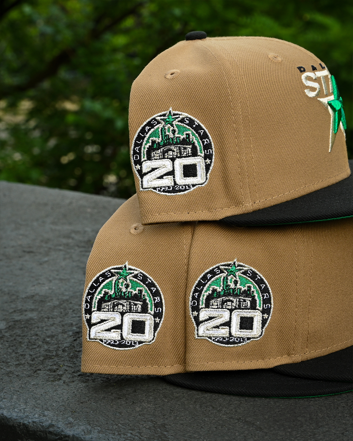 Dallas Stars 20th Anniversary Khaki/Black 59Fifty New Era