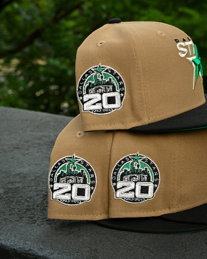 Dallas Stars 20th Anniversary Khaki/Black 59Fifty New Era