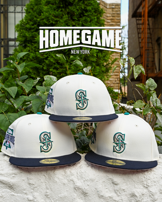 Seattle Mariners 1996 All Star Game Chrome White/Navy 59Fifty New Era