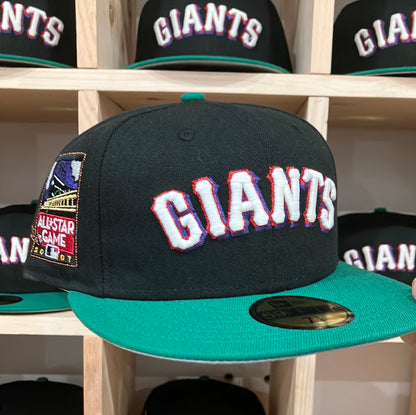 San Francisco Giants 2007 All Star Game Black/Kelly Green 59Fifty New Era Hat