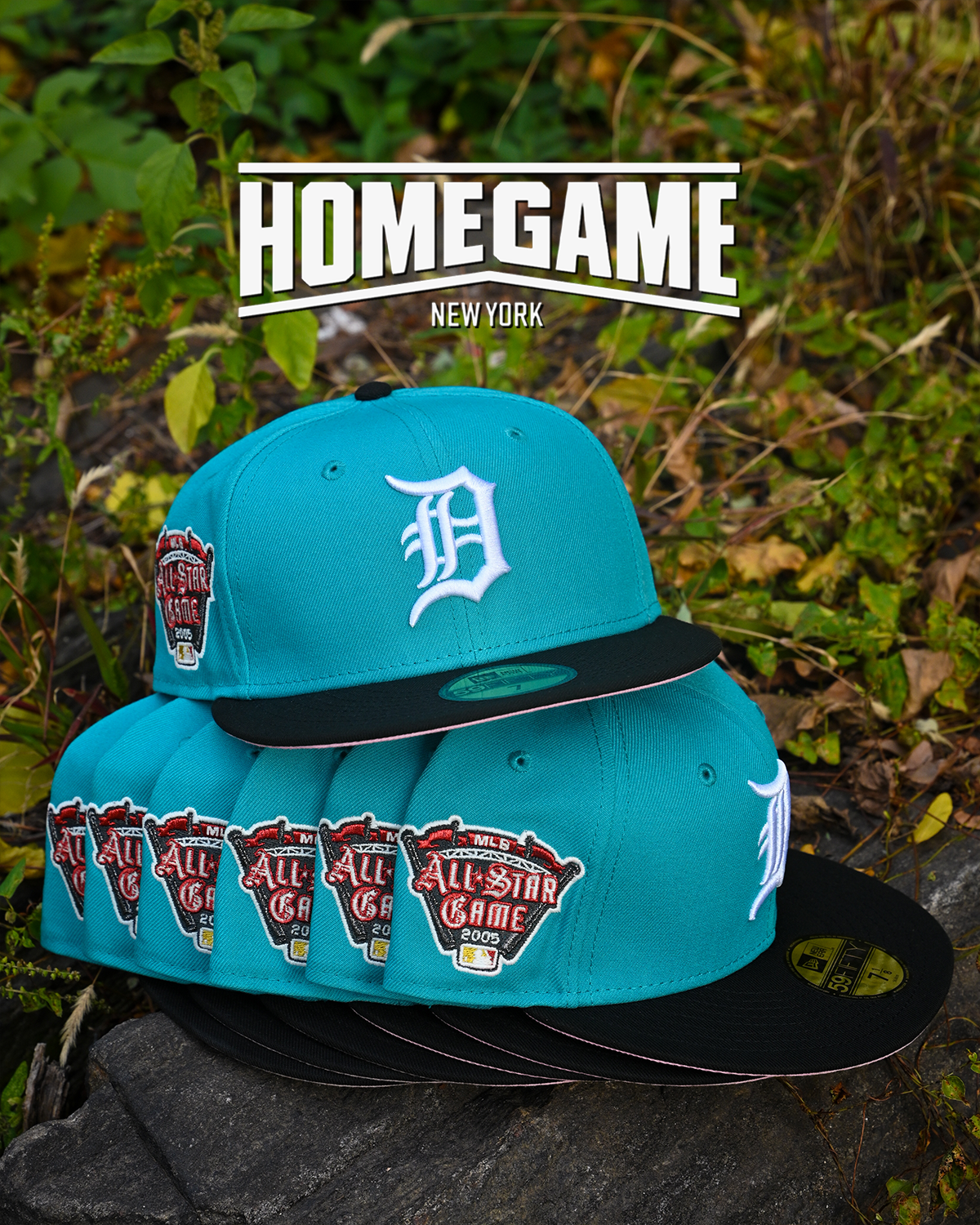 Detroit Tigers 2006 World Series Light Blue/Turquoise/Black 59Fifty New Era