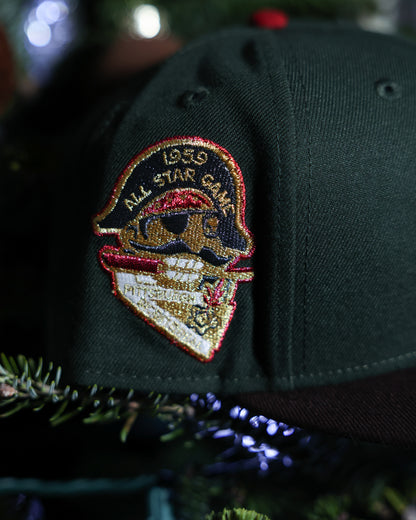 Texas Rangers 1959 All Star Game Dark Sea Weed/Burnt Wood 59Fifty New Era