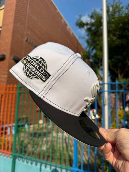 Chicago White Sox 2005 Wold Series Real White/Black 59Fifty New Era