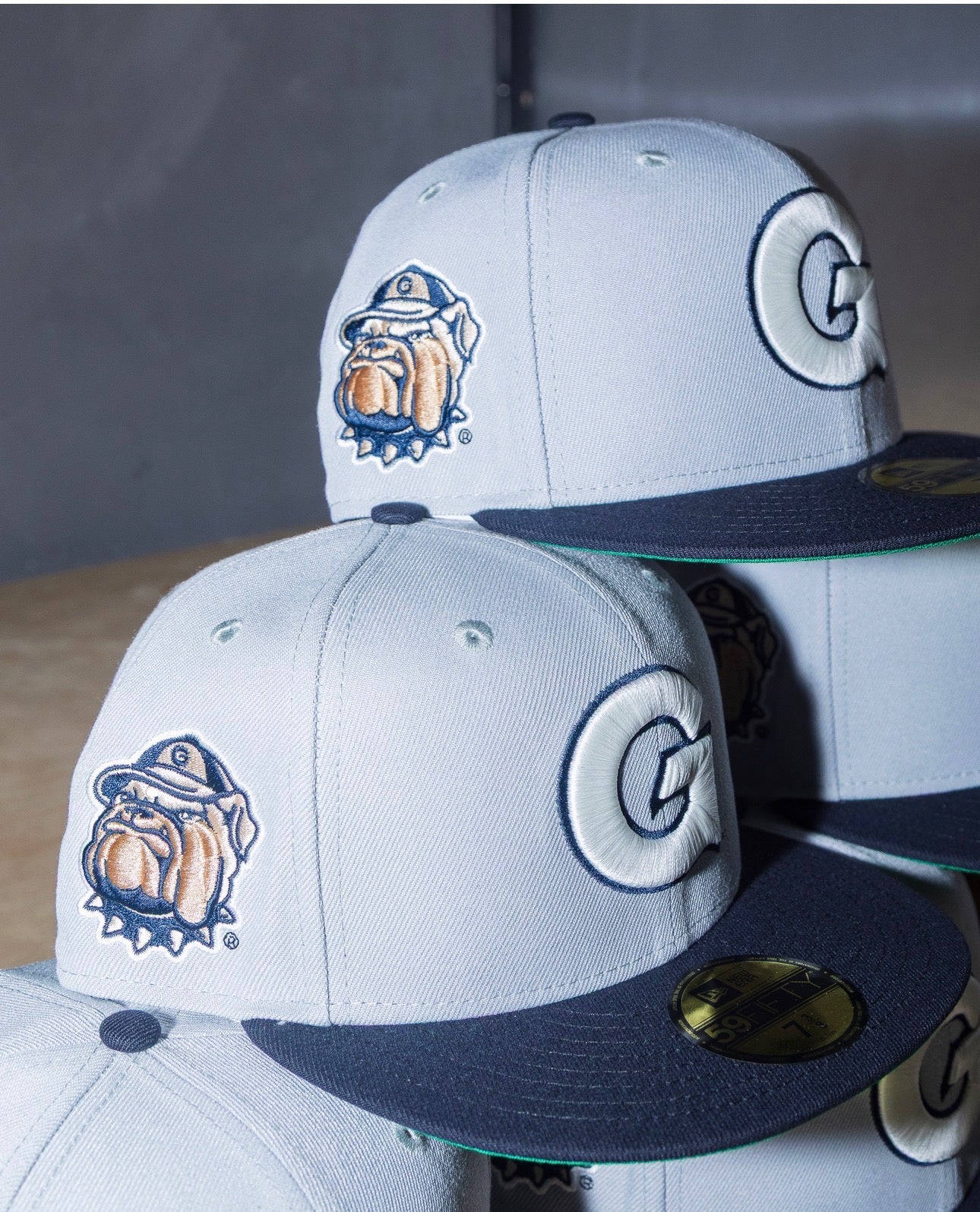 Georgetown Hoyas Misty Morning/Navy 59Fifty New Era