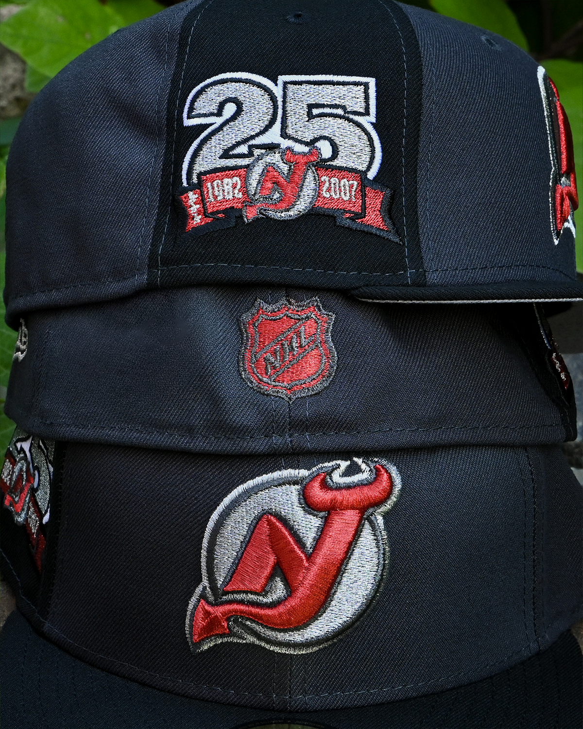 New Jersey Devils 25th Anniversary Graphite/Black 59Fifty New Era