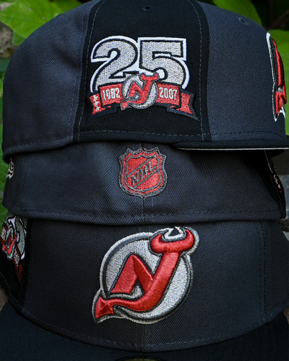 New Jersey Devils 25th Anniversary Graphite/Black 59Fifty New Era