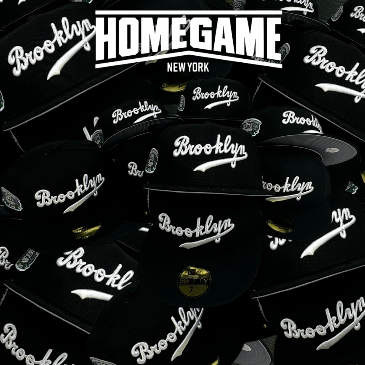 Brooklyn Dodgers World Champion Ship 1955 Black 59Fifty New Era