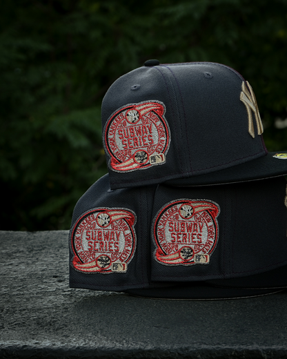 New York Yankees 2000 Subway Series Maroon/Graphite Grey/Black 59Fifty New Era