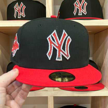 New York Yankees 1999 World Series Black/Front Door Red 59Fifty New Era Hat