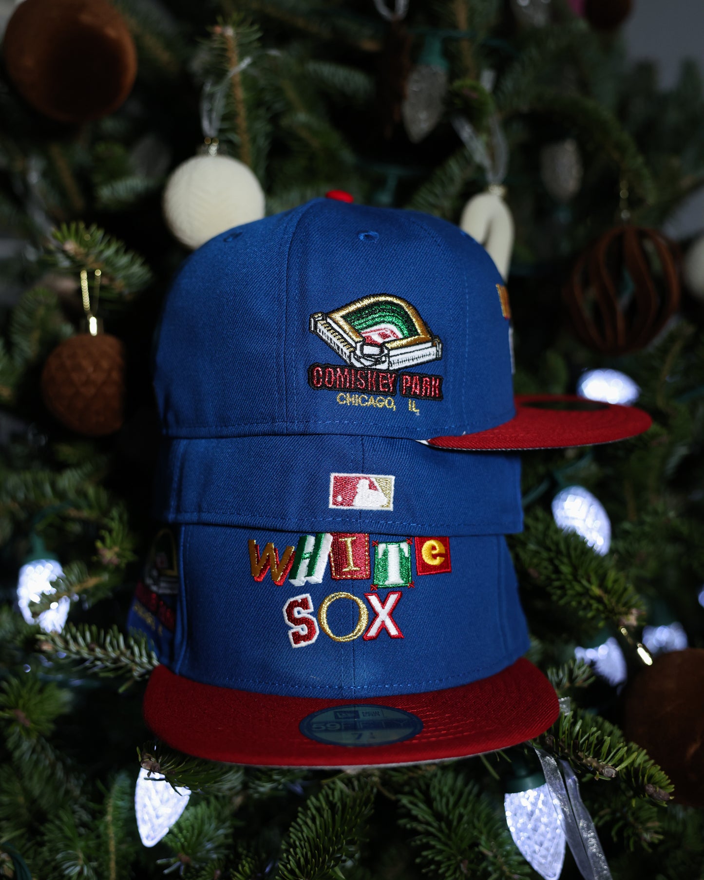 Chicago White Sox Comiskey Park Song Bird Blue/H Red 59Fifty New Era