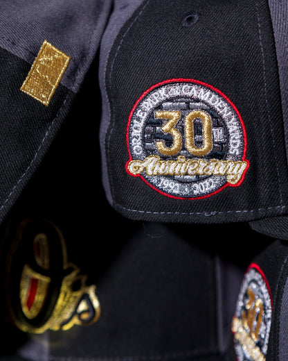 Restock! Baltimore Orioles 30th Anniversary Charcoal/Black/Black 59Fifty New Era
