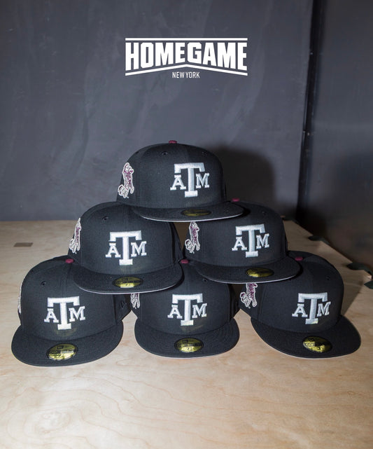 Texas A&M Aggies Black 59Fifty New Era