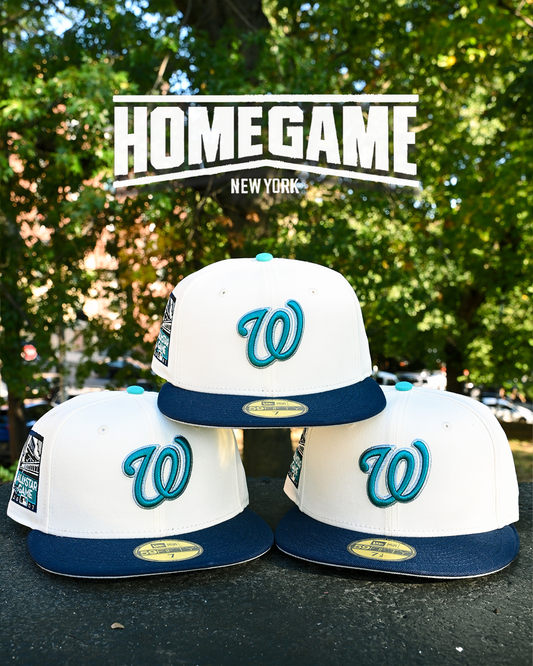 Washington Nationals 2007 All Star Game Chrome White/Oceanside Blue 59Fifty New Era