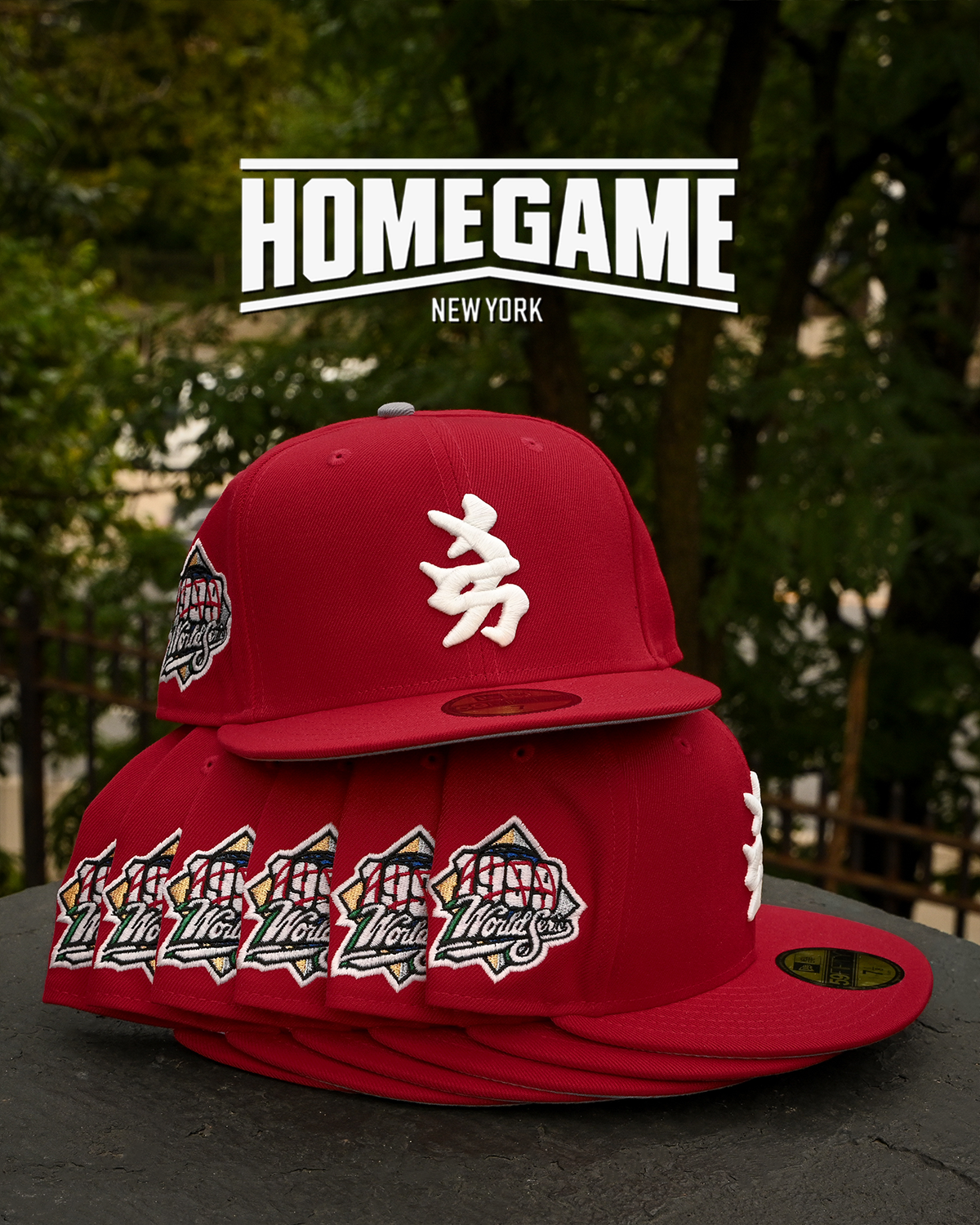 Shock Drop! New York Yankees Kanji 1999 World Series Red 59Fifty New Era