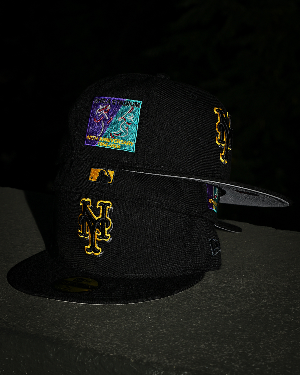 New York Mets 40th Anniversary Black 59Fifty New Era