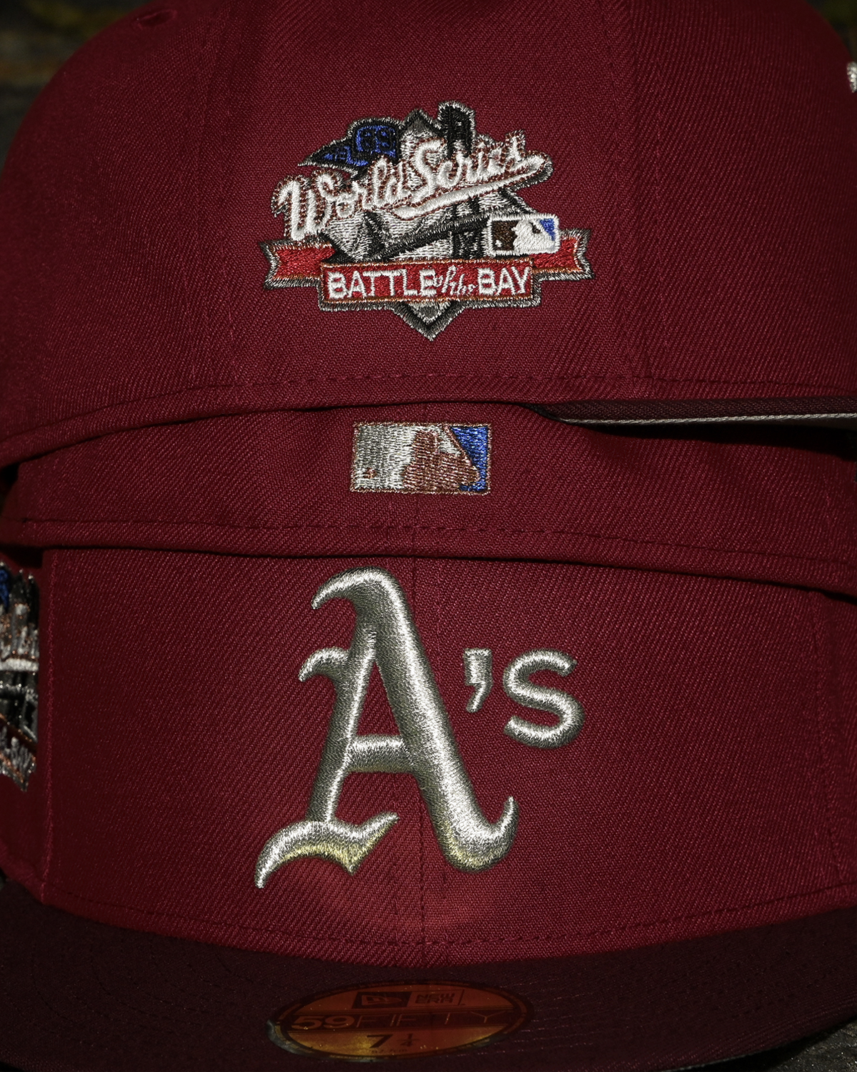Oakland Athletic 1989 World Series Maroon/Burgundy 59Fifty New Era