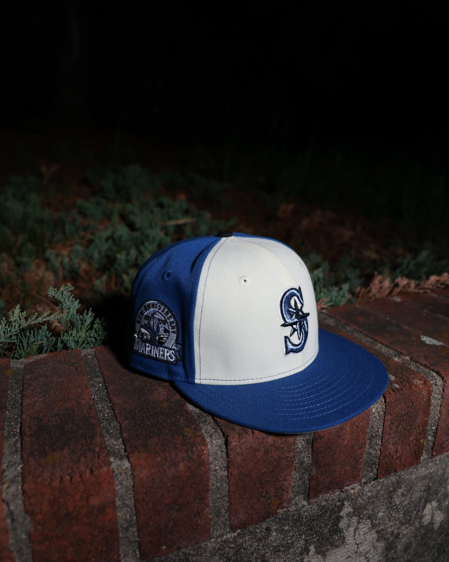 Seattle Mariners 30th Anniversary Chrome White/Seashore Blue 59Fifty New Era