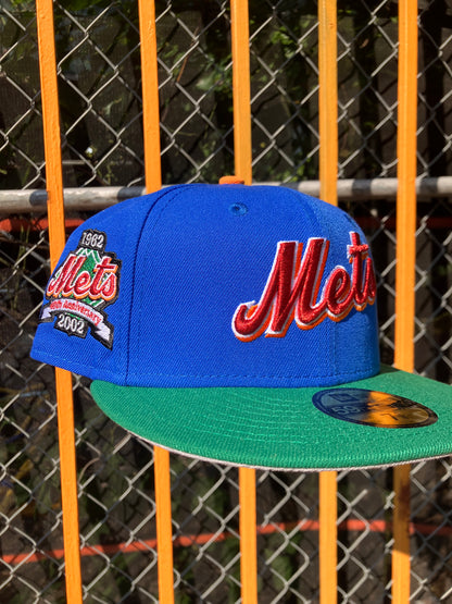 New York Mets 40th Anniversary Blue Blue/Kelly Green 59Fifty New Era