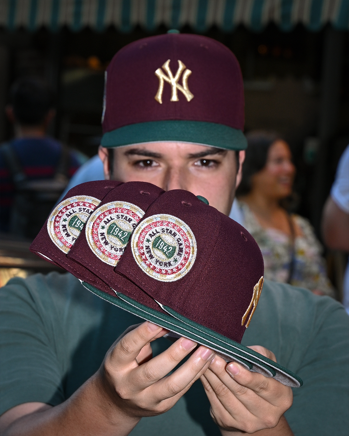 New York Yankees 1942 All Star Game Maroon/Dark Green 59Fifty New Era